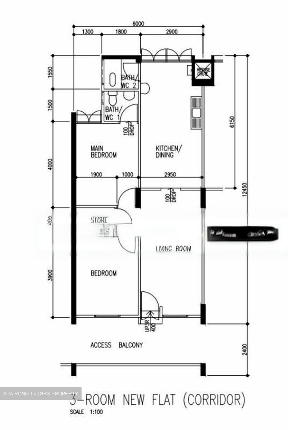 Blk 519 Bedok North Avenue 1 (Bedok), HDB 3 Rooms #497786491